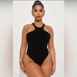 Black fashion nova make it better bodysuit
